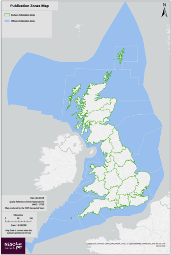 There are 19 marine and 19 land zones that will be used in the draft Strategic Spatial Energy Plan.